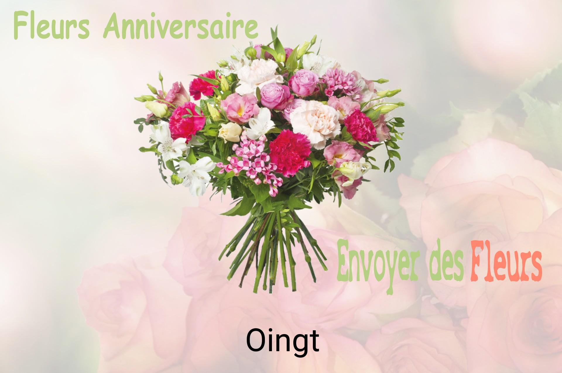 Bouquet de fleurs d’anniversaire livré à Oingt